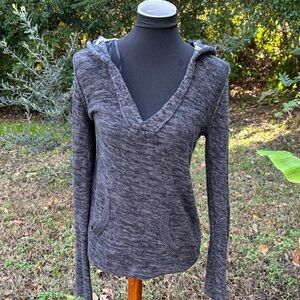 Roxy Black and Gray Knit Sweater